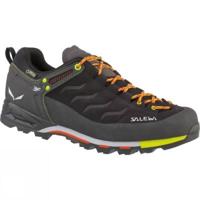 Zapatos Salewa Mountain Trainer GTX Hombre - Gris / Naranjas - Chile CAO596307